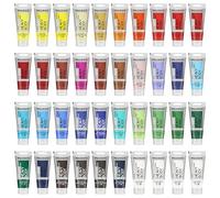 MEEDEN Kit de Pintura Acrílica: 100 ml x 40 Tubos de Espesor de Pintura Acrílica - Kit de Pintura Acrílica, Incluidos 36 Colores y 4 Tipos de Titanio Blanco, para Pintura de Arte de Lona
