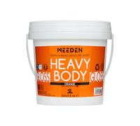 MEEDEN Orange Pintura Acrílica : 1L Heavy Body Gloss No Tóxico - Pintura Acrílica Impermeable y resistente a la luz, para Lienzos, Madera,Piedras para Profesionales Artistas