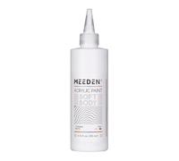 MEEDEN Pintura Acrílica Blanco Titanio: 250ml / 8.45oz Colores Acrílicos Cuerpo Suave a Granel en Botella Ergonómica - Pinturas de Arte de Flujo Fluido para Artistas Pintura en Lienzo