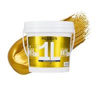 MEEDEN Pintura Acrílica Dorada Metálica: 1 Litro, Acabado Brillante de Cuerpo Pesado, Pinturas Artísticas para Pintura Artesanal de Madera