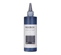 MEEDEN Pintura Acrílica Gris de Payne: 250ml / 8.45oz Colores Acrílicos Cuerpo Suave a Granel en Botella Ergonómica - Pinturas de Arte de Flujo Fluido para Artistas Pintura en Lienzo