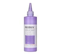 MEEDEN Pintura Acrílica Gris Púrpura: 250ml / 8.45oz Colores Acrílicos Cuerpo Suave a Granel en Botella Ergonómica - Pinturas de Arte de Flujo Fluido para Artistas Pintura en Lienzo