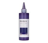 MEEDEN Pintura Acrílica Lago Púrpura: 250ml / 8.45oz Colores Acrílicos Cuerpo Suave a Granel en Botella Ergonómica - Pinturas de Arte de Flujo Fluido para Artistas Pintura en Lienzo