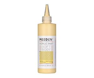 MEEDEN Pintura Acrílica Nápoles Tono Amarillo: 250ml / 8.45oz Colores Acrílicos Cuerpo Suave a Granel en Botella Ergonómica - Pinturas de Arte de Flujo Fluido para Artistas Pintura en Lienzo