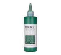 MEEDEN Pintura Acrílica Savia Verde: 250ml / 8.45oz Colores Acrílicos Cuerpo Suave a Granel en Botella Ergonómica - Pinturas de Arte de Flujo Fluido para Artistas Pintura en Lienzo