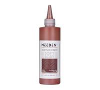 MEEDEN Pintura Acrílica Siena Quemada: 250ml / 8.45oz Colores Acrílicos Cuerpo Suave a Granel en Botella Ergonómica - Pinturas de Arte de Flujo Fluido para Artistas Pintura en Lienzo