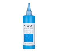 MEEDEN Pintura Acrílica Tono Azul Cerúleo: 250ml / 8.45oz Colores Acrílicos Cuerpo Suave a Granel en Botella Ergonómica - Pinturas de Arte de Flujo Fluido para Artistas Pintura en Lienzo