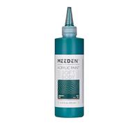 MEEDEN Pintura Acrílica Tono Viridiano: 250ml / 8.45oz Colores Acrílicos Cuerpo Suave a Granel en Botella Ergonómica - Pinturas de Arte de Flujo Fluido para Artistas Pintura en Lienzo