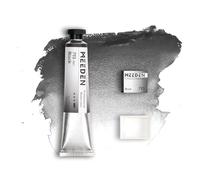 MEEDEN Pintura Acuarela para Artistas Profesionales : Black - Tubo de Acuarela de 15 ml/0,5 oz, Media Bandeja de Pigmento Semi-Húmeda y Media Bandeja Vacía a Juego para Artistas Profesionales