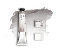MEEDEN Pintura Acuarela para Artistas Profesionales : Neutral Grey - Tubo de Acuarela de 15 ml/0,5 oz, Media Bandeja de Pigmento Semi-Húmeda y Media Bandeja Vacía a Juego para Artista Profesionale