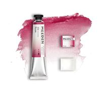 MEEDEN Pintura Acuarela para Artistas Profesionales : Rose - Tubo de Acuarela de 15 ml/0,5 oz, Media Bandeja de Pigmento Semi-Húmeda y Media Bandeja Vacía a Juego para Artistas Profesionales