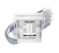MEEDEN Plateado Pintura Acrílica : 1L Heavy Body Gloss No Tóxico - Pintura Acrílica Impermeable y Resistente a la Luz, para Lienzos, Madera,Piedras para Profesionales Artistas - Plateado