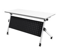 Meedlopia Mesa de conferencias Plegable móvil con Ruedas, fácil de Montar, para capacitación, para Salas de reuniones y seminarios (5 Unidades, 120 x 59 x 75 cm)