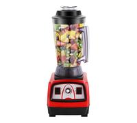 MEELRYD Batidora de vaso de 4 L, 2200 W, alta velocidad, acero inoxidable, cuchillas 2 en 1, 22 x 23 x 57 cm, Color Rojo