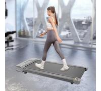 MEELRYD Cinta de correr para el hogar, plegable, cinta de correr para escritorio hasta 1-6 km/h, 0,75 CV hasta 100 kg, con indicador LED, mini cinta de correr para oficina en casa