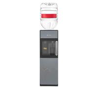 MEELRYD Dispensador de agua eléctrico para bebidas calientes y frías, dispensador de agua fría caliente, dispensador de agua potable con espacio de almacenamiento, dispensador de agua potable para