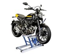 MEELRYD Elevador de motocicleta de 680 kg, elevador hidráulico para motocicleta, soporte de montaje para motocicletas, plataforma elevadora, altura ajustable, soporte hidráulico ATV, soporte de