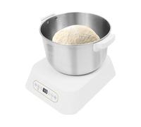 MEELRYD Máquina de masa, batidora de harina de masa de acero inoxidable, amasadora con panel táctil, cuenco de acero inoxidable de 7 L, protección contra sobrecalentamiento, amasadora con función de