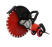 MEELRYD Molino eléctrico de hormigón, 3000 rpm, sierra de hormigón, cortador de hormigón con disco de 410 mm de diámetro, cortador de piedra, cortador en húmedo, para corte de piedra, hormigón