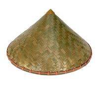 MEELYHOME Sombrero chino de bambú para adultos, unisex, cosplay, NinjaConical, gorro de pescador, sombrero de agricultor de arroz para hombres y mujeres, actividades al aire libre, sombrero de bambú,