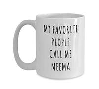 Meema Mis Personas Favoritas Me Llaman Meema Taza Cerámica Tazas Porcelana Taza De Café 330Ml Para Amigo Zumo Café