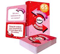 MeerBach & Rose Juego de 65 tarjetas de verdad o desafío, regalo para niñas a partir de 10 años, ideal para fiestas de pijamas, Navidad o incluso como regalo de amigo invisible