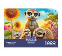 Meerkat, Rompecabezas De 1000 Piezas, Experiencia Inmersiva Que Fortalece Observación, Resolución De Problemas Y Paciencia, Ideal Para Momentos Tranquilos Y Reflexión Personal, Apto Para Mayores De 12