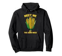 Meet Me At The Corn Maze, Ropa de maíz con Cita Divertida Sudadera con Capucha