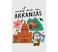 Meet Me in Arkansas Collage Lined Pages Notebook: 100 pages | 6" x 9" | Collage Lined Pages | Journal | Diary