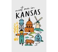 Meet Me in Kansas Collage Lined Pages Notebook: 100 pages | 6" x 9" | Collage Lined Pages | Journal | Diary