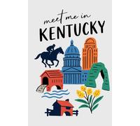Meet Me in Kentucky Collage Lined Pages Notebook: 100 pages | 6" x 9" | Collage Lined Pages | Journal | Diary