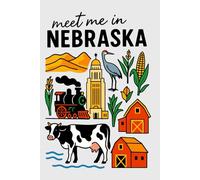 Meet Me in Nebraska Collage Lined Pages Notebook: 100 pages | 6" x 9" | Collage Lined Pages | Journal | Diary | A Lined Notebook for Everyday Reflections and Travel Dreams