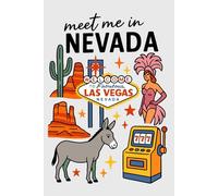Meet Me in Nevada Collage Lined Pages Notebook: 100 pages | 6" x 9" | Collage Lined Pages | Journal | Diary | A Lined Notebook for Everyday Reflections and Travel Dreams