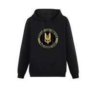 Meet Sun British SAS Special Air Service Army Black Hoodie Graphic Mens Sweatshirts Unisex Hooded XXL