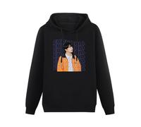 Meet Sun BTS Jungkook Euphoria Love Yourself Black Hoodie Graphic Mens Sweatshirts Unisex Hooded XXL