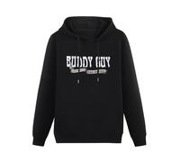 Meet Sun Buddy Guy Can't Quit The Blues 2009 Tour Black Hoodie Graphic Mens Sweatshirts Unisex Hooded L