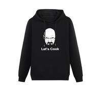 Meet Sun Let's Cook Walter White Breaking Bad Black Hoodie Graphic Mens Sweatshirts Unisex Hooded 3XL
