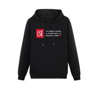 Meet Sun London School of Economics & Politic Black Hoodie Graphic Mens Sweatshirts Unisex Hooded L
