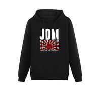 Meet Sun Made In Japan JDM Sports Auto Racing Drifting Rims Japanese Car Black Hoodie Graphic Mens Sweatshirts Unisex Hooded XL
