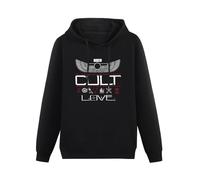 Meet Sun Vintage The Cult Love Black Hoodie Graphic Mens Sweatshirts Unisex Hooded L