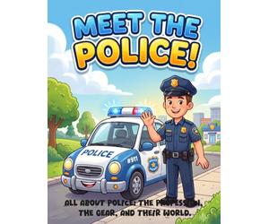 Meet the Police: A Law Enforcement Coloring Book for Kids Ages 3-5: Fun Educational Police Cars, K9 Dogs, and Community Heroes for Preschoolers
