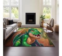 MeeTe Alfombra De Franela De Microfibra Suave Y Antideslizante con La Imagen De Hearthstone Heroes of Warcraft, Habitaciones Infantiles O como Alfombra De Baño. (HOF 01,100x120cm)