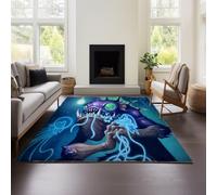 MeeTe Alfombra Hearthstone Heroes of Warcraft, para Pasillo, Dormitorio Y Cocina, Lavable A Máquina, Antideslizante, Marrón (HOF 01,160x240cm)