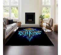 MeeTe Alfombra Hearthstone Heroes of Warcraft, para Pasillo, Dormitorio Y Cocina, Lavable A Máquina, Antideslizante, Marrón (HOF 02,80x160cm)