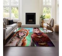 MeeTe Alfombrilla para Silla De Ordenador, Alfombrilla para Suelo, Dragon Quest XI, Escritorio, Silla Giratoria para Gaming, Estudio, Oficina, Alfombra Antideslizante (DQ 02,150x200 cm)