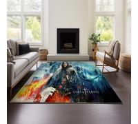 MeeTe Felpudos De Juego De Tronos para El Hogar, Absorbentes De Polvo Y Resistentes A La Suciedad, para Puerta De Entrada, Porche Y Exterior. (GOF 03,100x150cm)