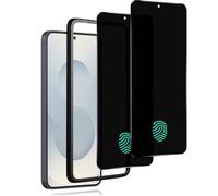 Meeter Anti Espía Vidrio Templado para Samsung Galaxy S25, [Compatible Huellas Dactilares ID] [2 piezas] Pelicula Anti-Spy Peeping Cristal Templado Privacidad Protector de Pantalla 9H Dureza
