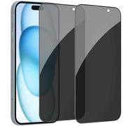 Meeter Anti-Spy Protector Pantallafolie para iPhone 15 Plus, [2 piezas] Privacidad Anti-espía Peeping Vidrio Templado Protector de Pantalla 9H Dureza Película Protectora