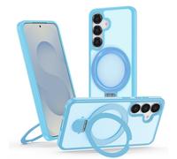 Meeter Funda para Samsung Galaxy S24 con Magsafe, [Soporte Magnético Soporte Invisible] Resistente a los golpes Funda Mate Resistente a los arañazos Funda para Samsung Galaxy S24, Azul