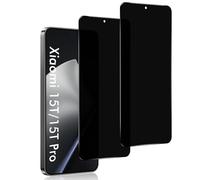 Meeter para Xiaomi 15T / 15T Pro, [2 unidades] Protector de pantalla de vidrio templado antiespía, película de privacidad, protección de pantalla de dureza 9H, vidrio templado, sin burbujas
